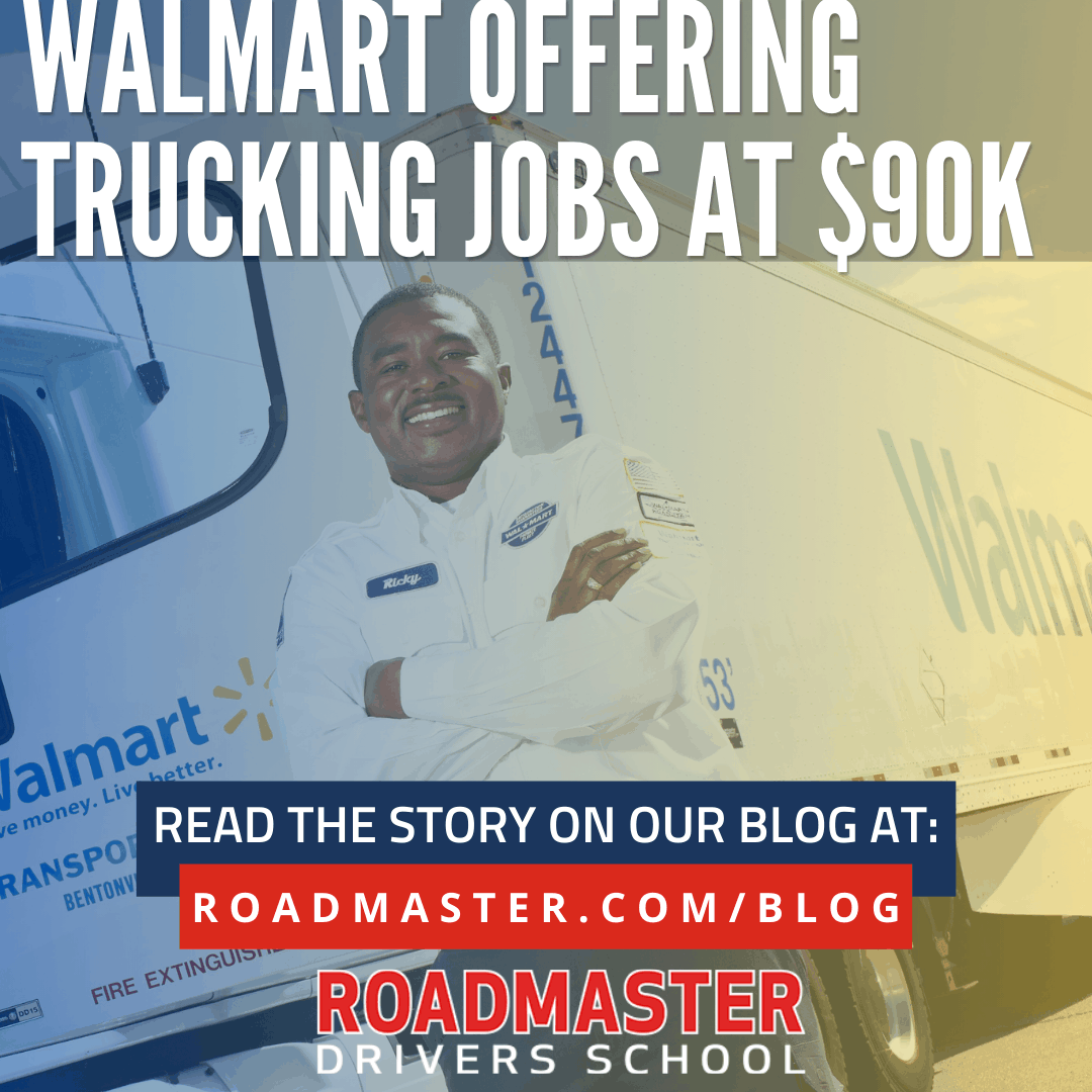 Walmart offering trucking jobs at $90k