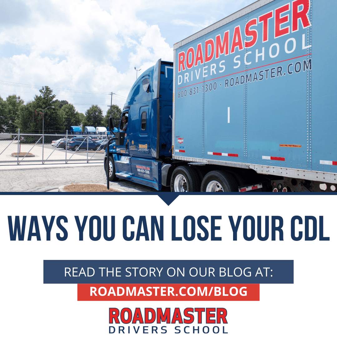 Ways you can lose your cdl
